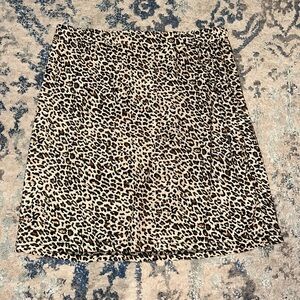 shein cheetah print skirt